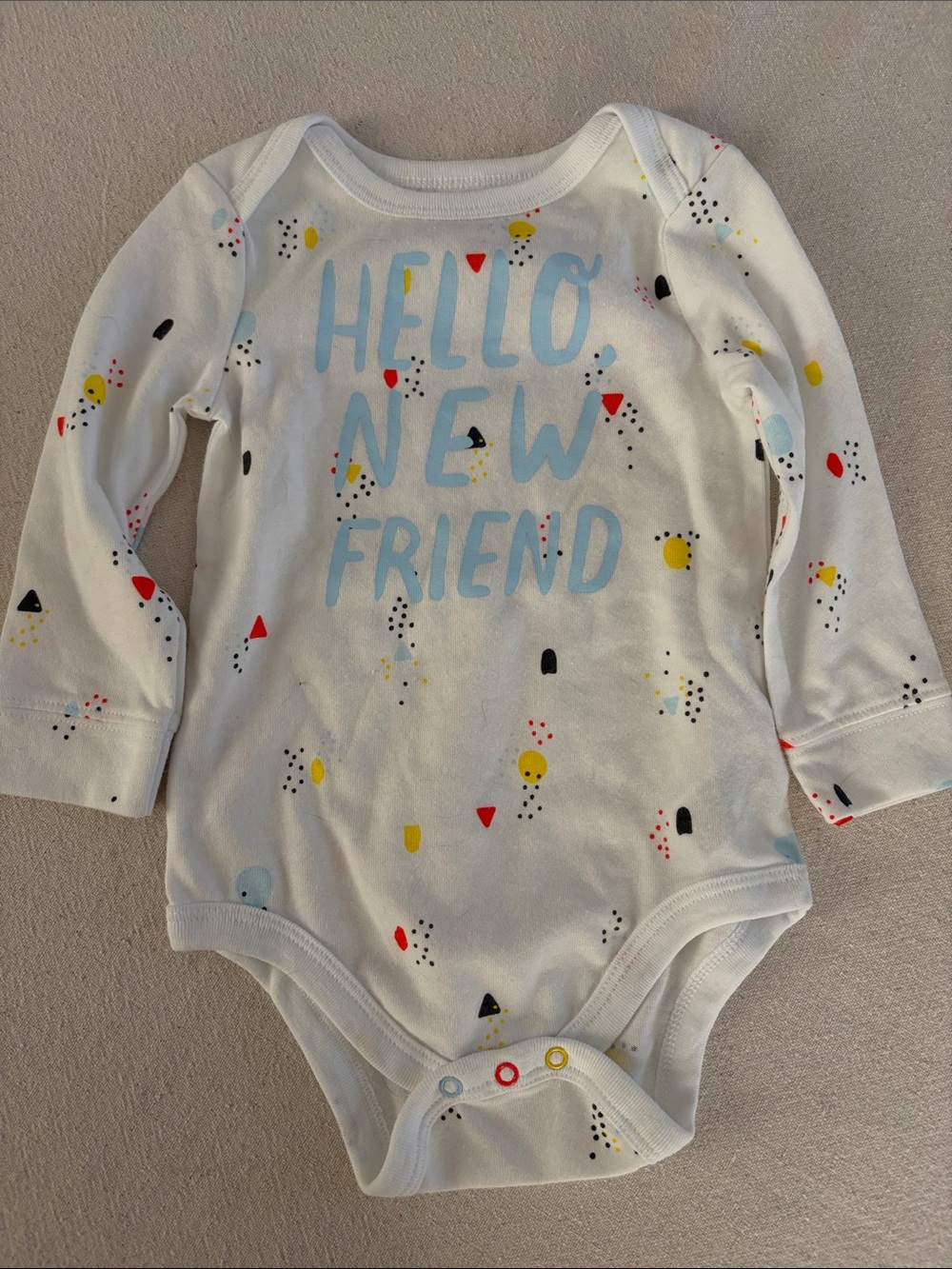 Cat & Jack BUNDLE OF 7 Long-Sleeve Bodysuit size from N/B to 24M - Picture 4 of 5